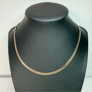 Harper Grace 18KT Gold Plated Herringbone Chain Necklace Gold Tone 18 Inch